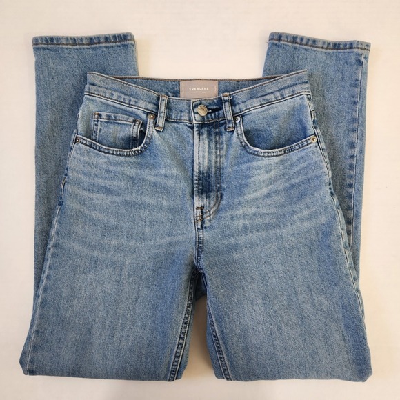 Everlane The Cheeky Jean Womens 26 Regular Light Wash Denim Straight Leg - Picture 10 of 11